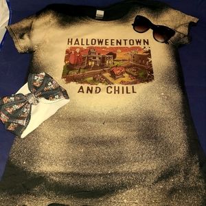 Halloweentown and Chill Bleached Tees